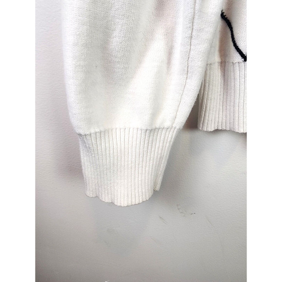 BKE Sweater Mens Size XL White Gray Argyle Athletic Fit Long Sleeve Full Zip - Picture 8 of 12